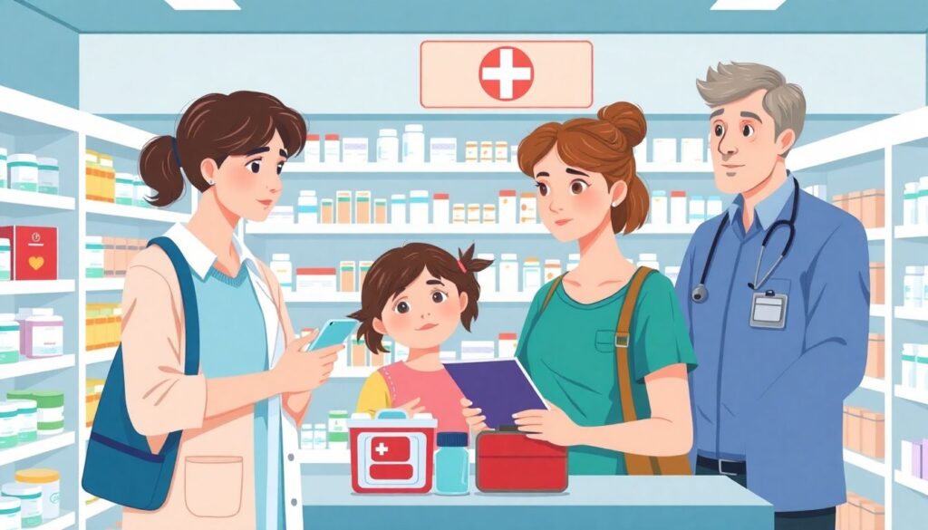 Как правильно собирать аптечку для ребенка в путешествие - иллюстрация