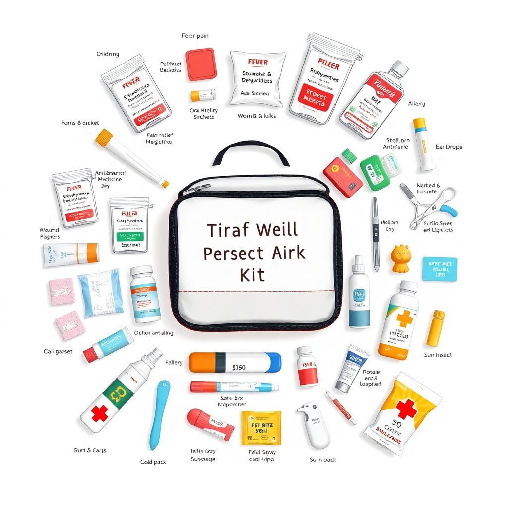 Аптечка для ребенка в путешествие: как правильно собрать необходимые лекарства