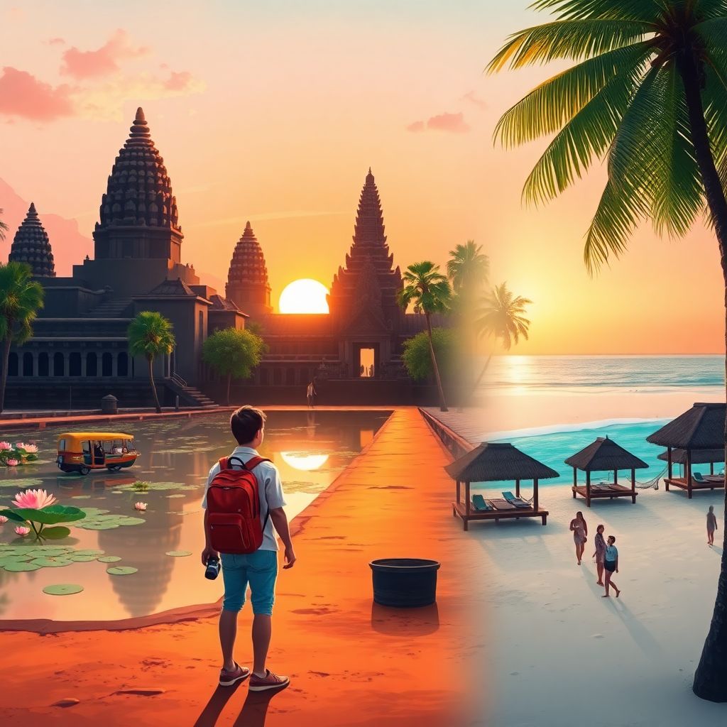 Путешествие в Камбоджу: храмы Ангкора и пляжи Ко Ронга для идеального отдыха