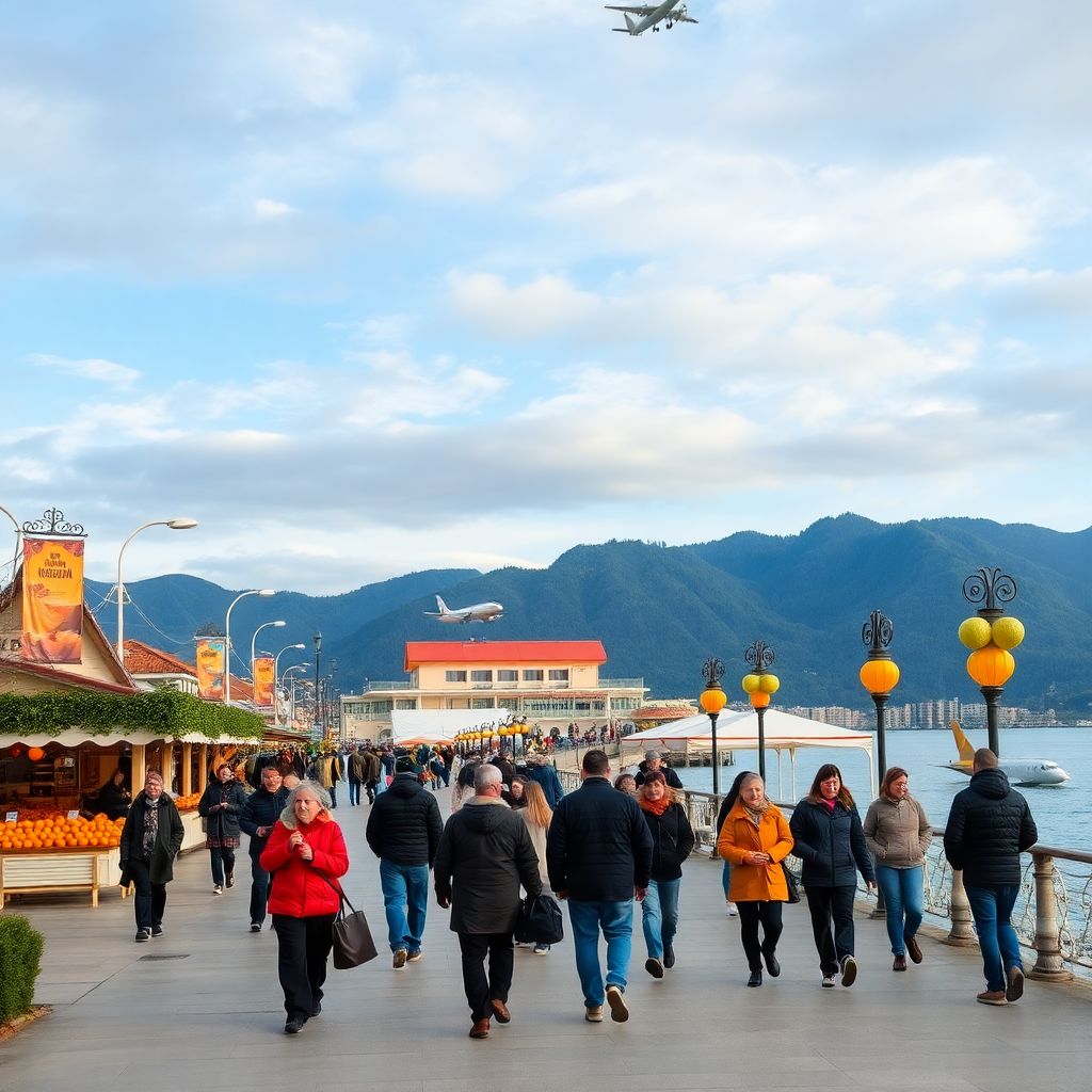 Абхазия: турпоток из России вырос на 18% и страна становится круглогодичным курортом