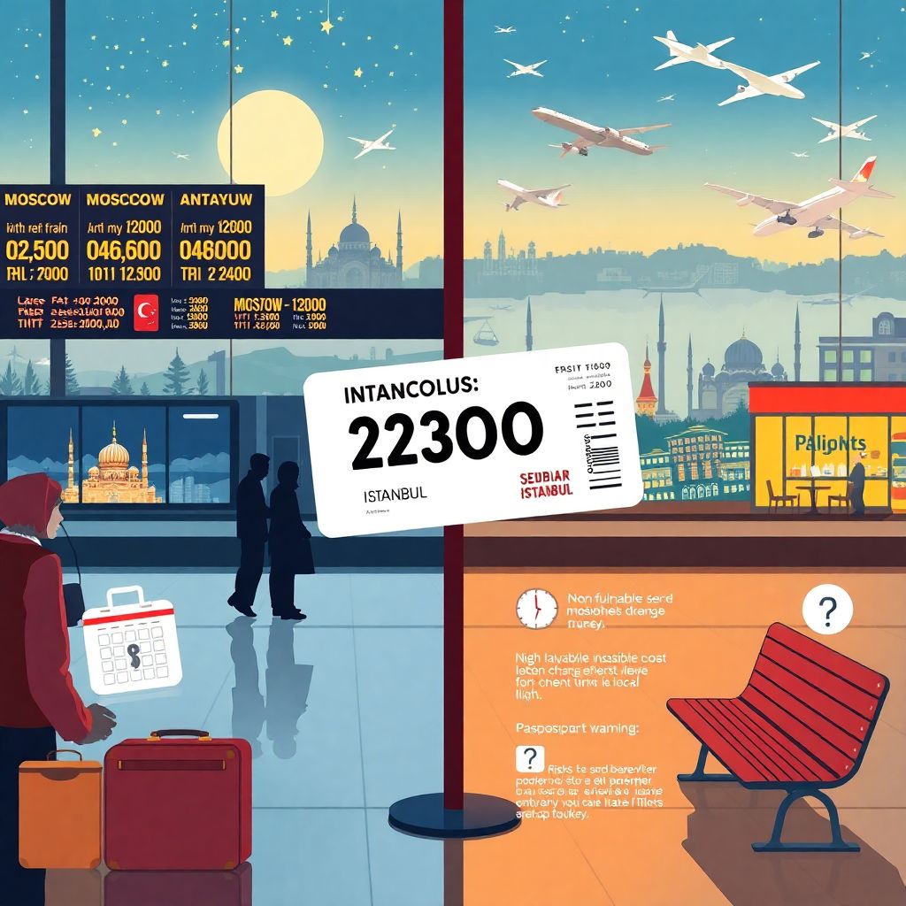 Дешевые авиабилеты Москва–Стамбул за 2–3 тысячи: выгода и подводные камни