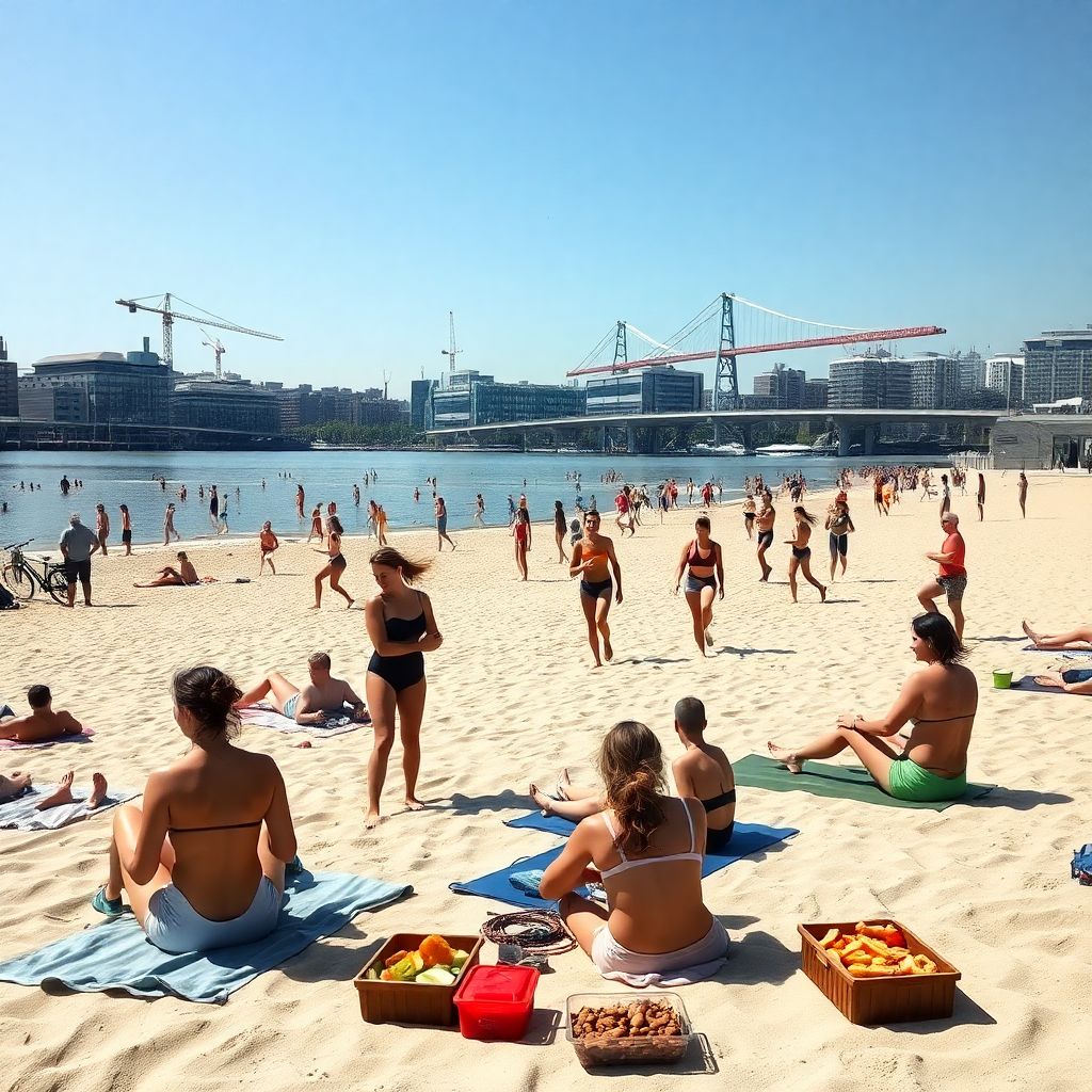 Пляжи Амстердама глазами россиянина: городской отдых и девушки с удачной генетикой