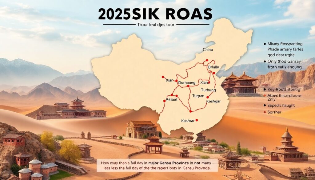 История Шелкового пути в Китае - иллюстрация