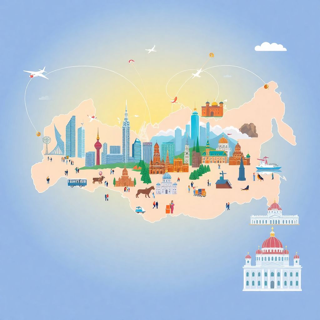 Внутренний туризм в России 2025: рост поездок и лучшие направления