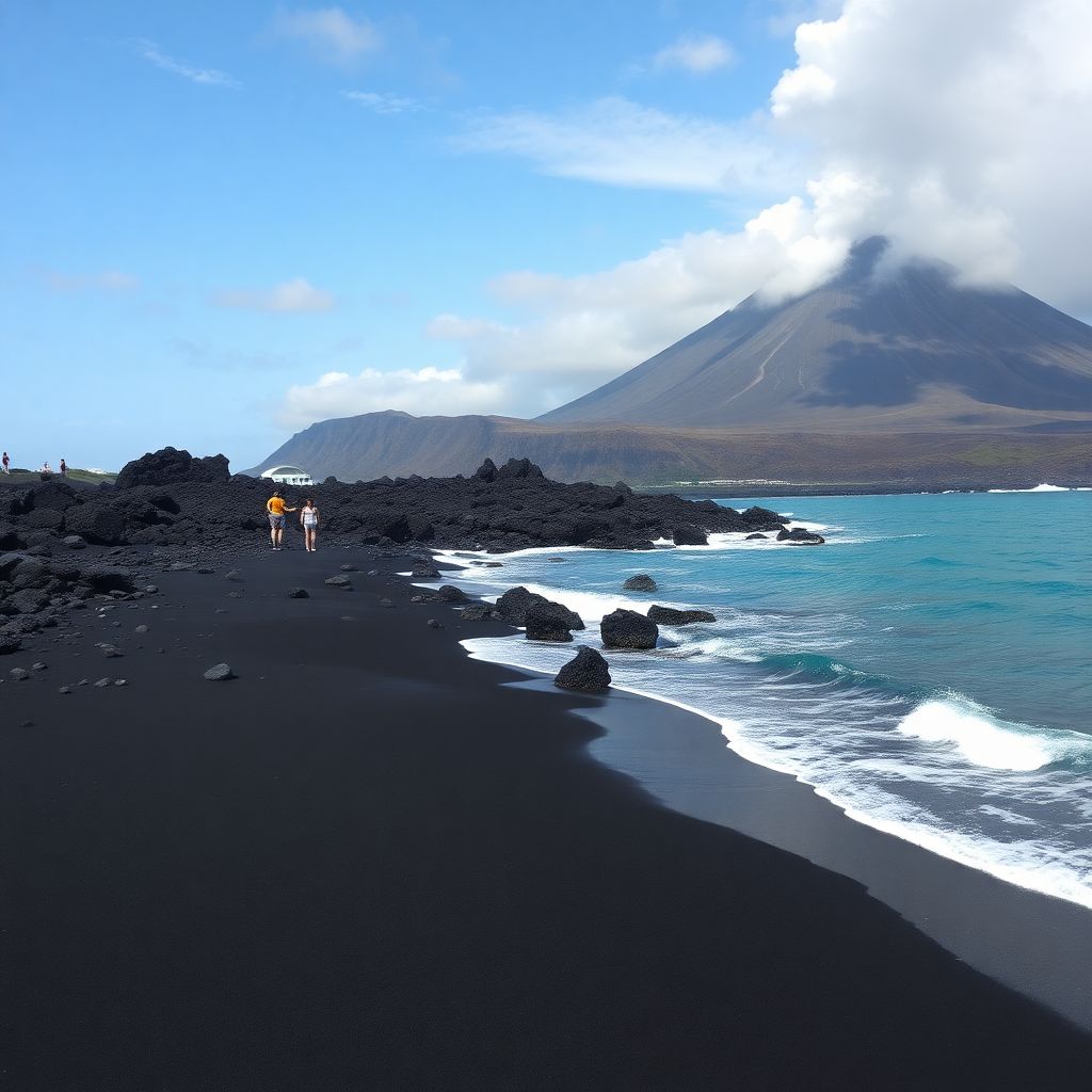 Пляжи и вулканы: куда поехать, чтобы увидеть огонь и море одновременно
