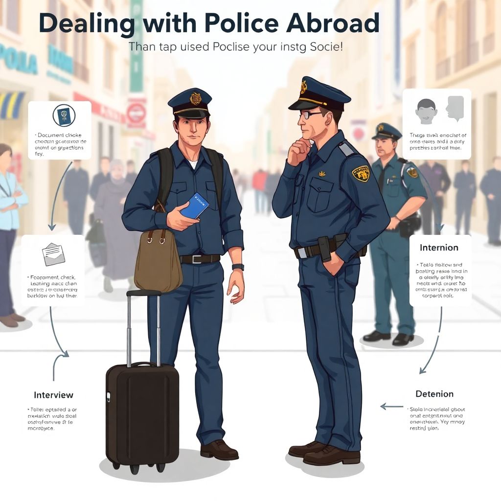 Как правильно общаться с местной полицией за границей: советы туристам