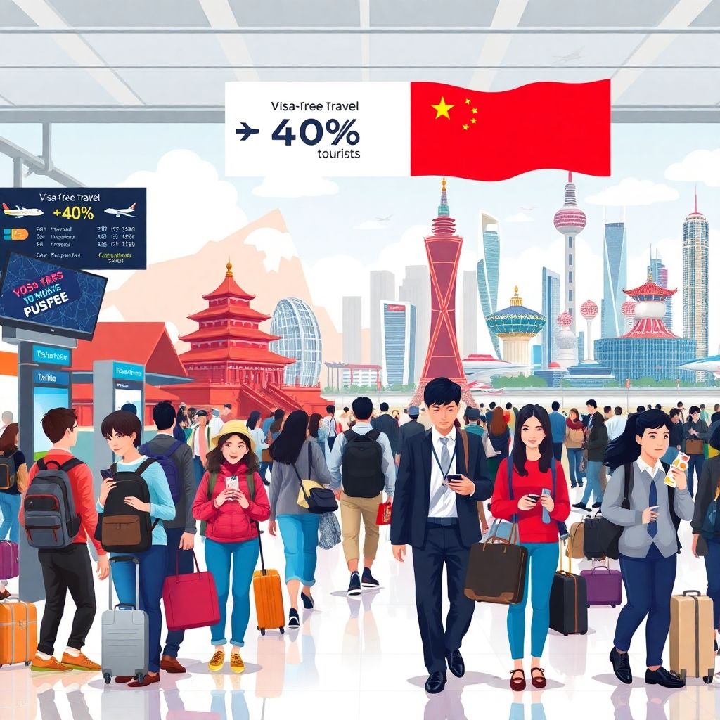 Турпоток из России в Китай вырос на 40% после введения безвизового режима