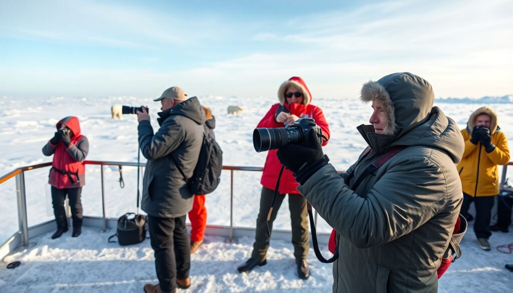 Лучшие места для наблюдения за белыми медведями - иллюстрация