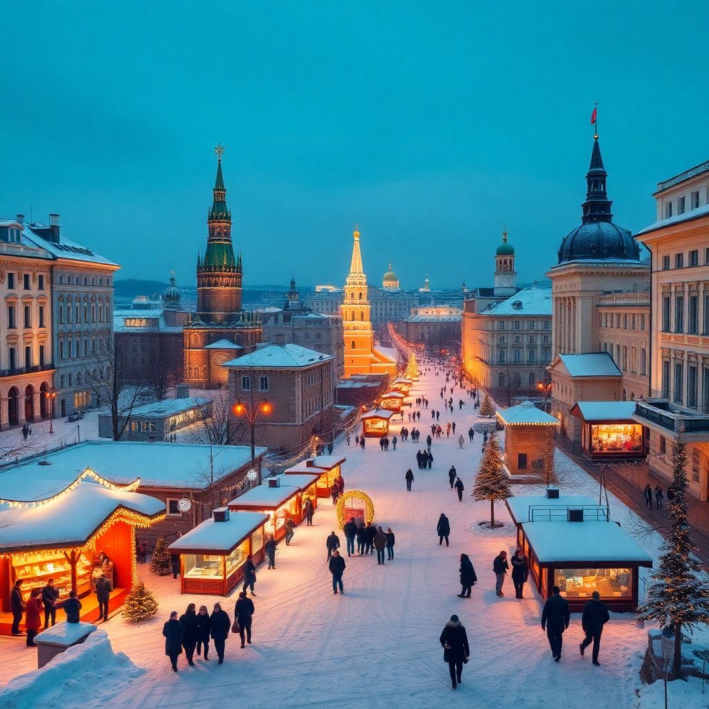 Зимняя Россия для новогодних и рождественских путешествий: маршруты по стране