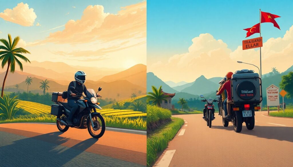 Как путешествовать на мотоцикле по Юго-Восточной Азии - иллюстрация