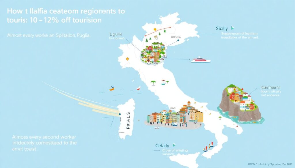 Самые красивые прибрежные города Италии - иллюстрация