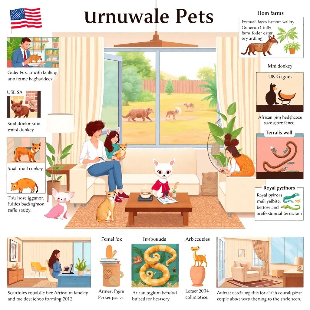 Самые необычные домашние животные в разных странах и их удивительные истории