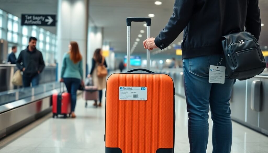 Как не потерять свой багаж в аэропорту - иллюстрация