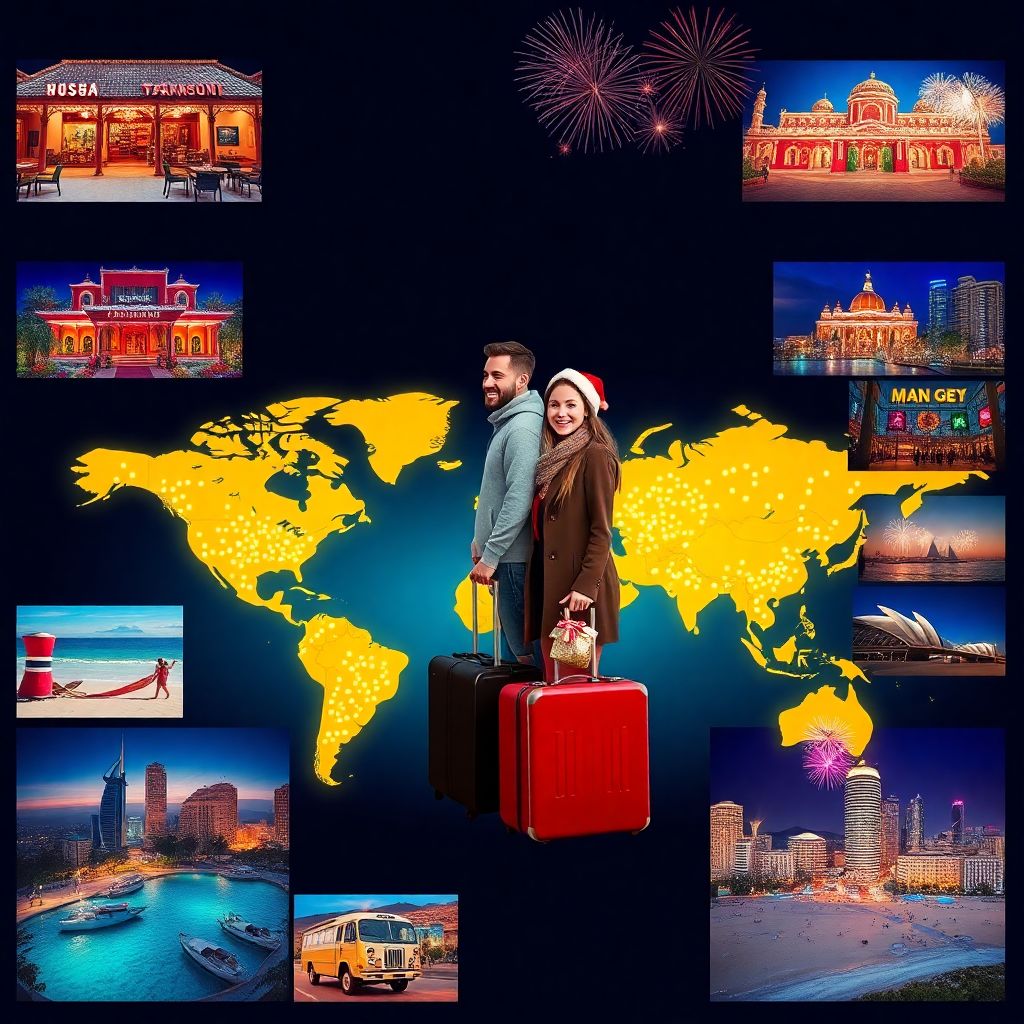 Новый год без визы для россиян: куда поехать на каникулы в 2025 году