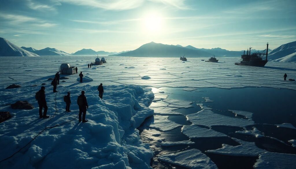 ледники и культура инуитов - иллюстрация