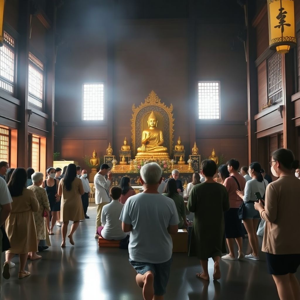 Как правильно вести себя в буддийском храме: правила поведения