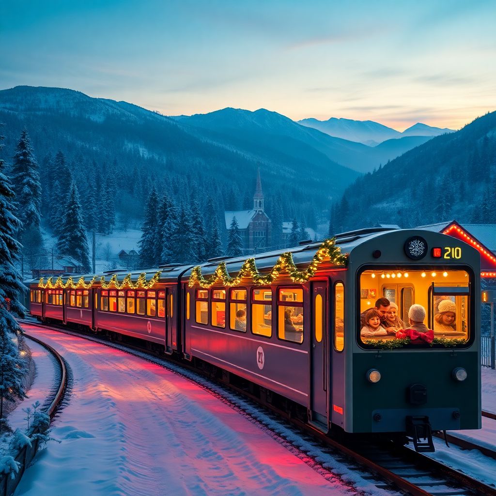 Зимние туристические поезда РЖД 2025 по России с расписанием и ценами