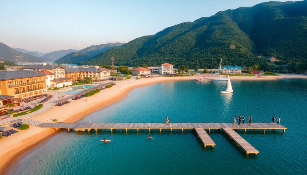 Самые красивые озерные края мира - иллюстрация