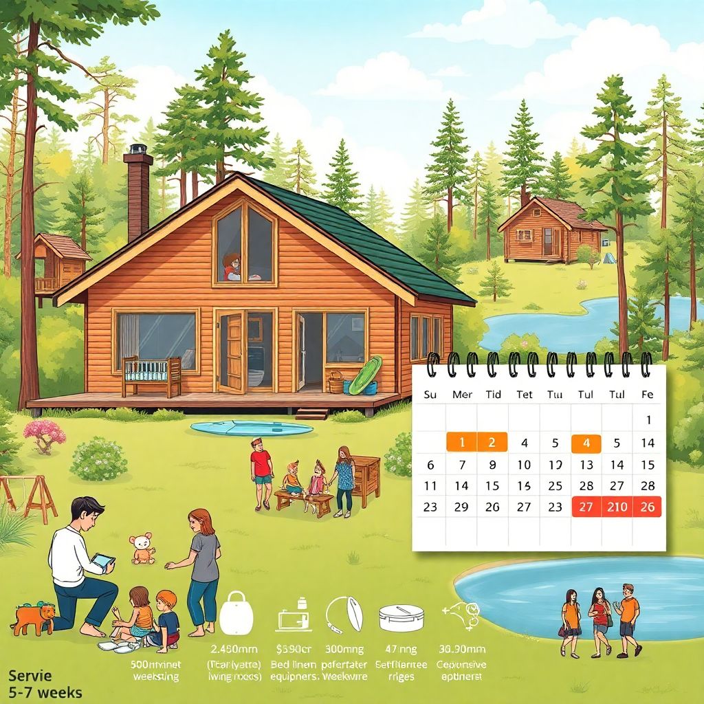 Оптимальный срок бронирования загородного дома: как за 5–7 недель снять домик недорого