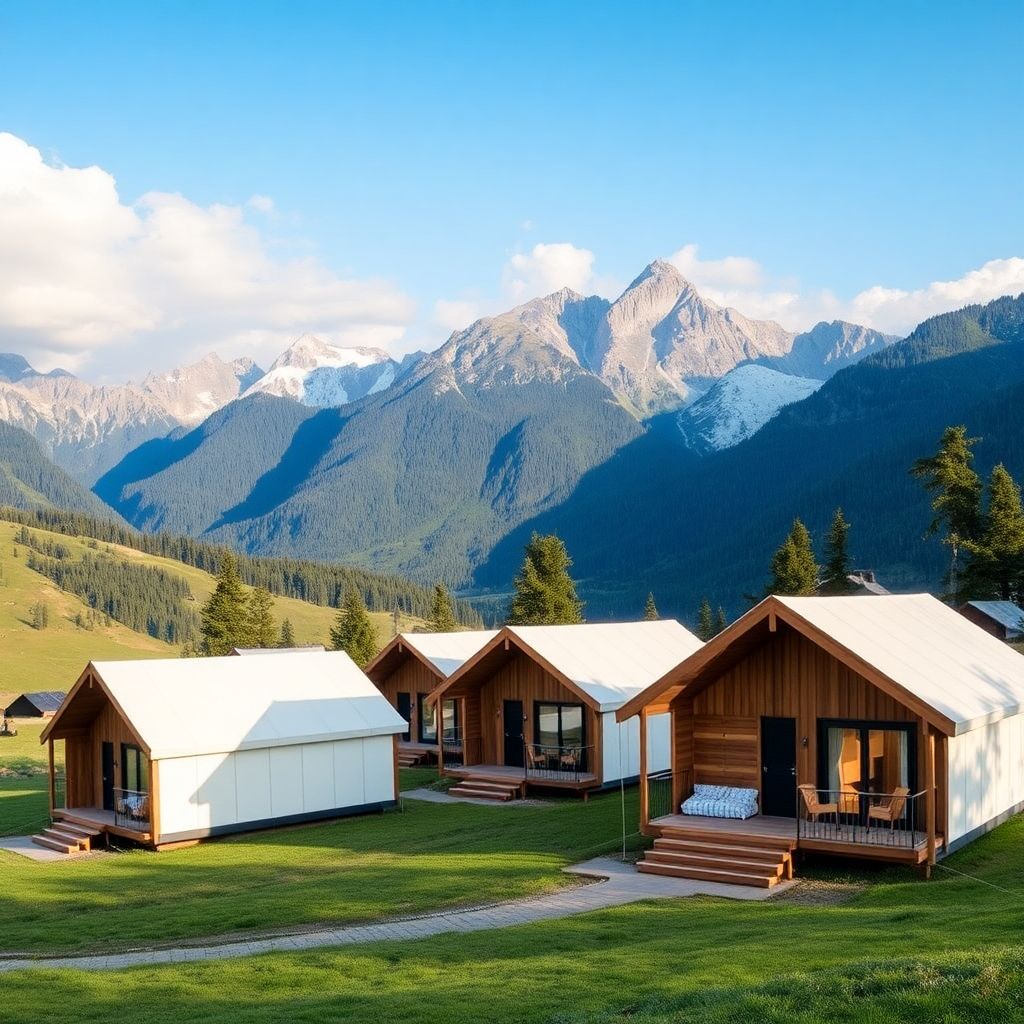 Кабардино-Балкария развивает модульные гостиницы и глэмпинги до 2027 года