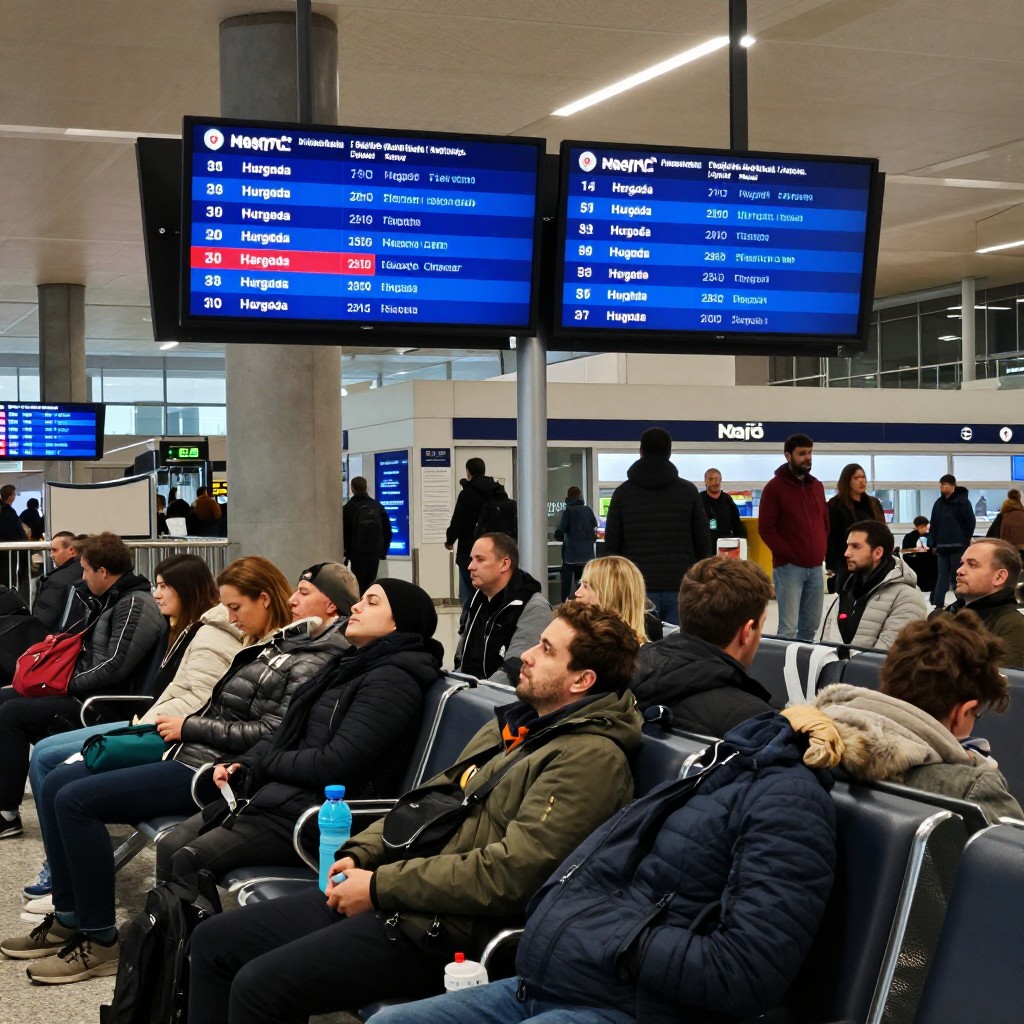 Рейс air cairo в Хургаду задержали почти на 40 часов в Шереметьево